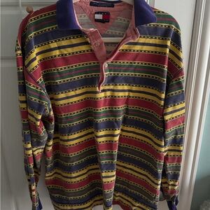 Tommy Hilfiger Multicolor Striped Polo Large men’s